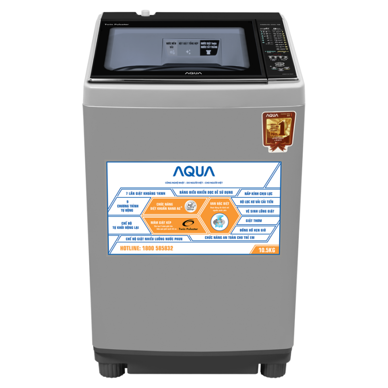 Máy giặt Aqua 10.5 Kg AQW-FW105AT