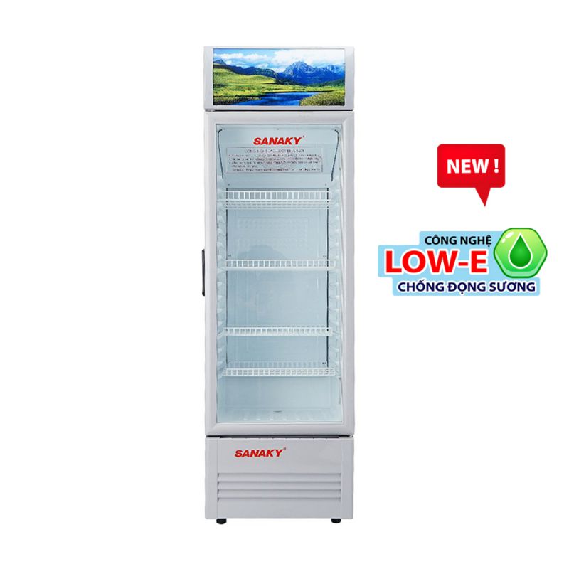 TỦ MÁT SANAKY VH-358KL LOW-E 290 LÍT NHÔM 1 CỬA