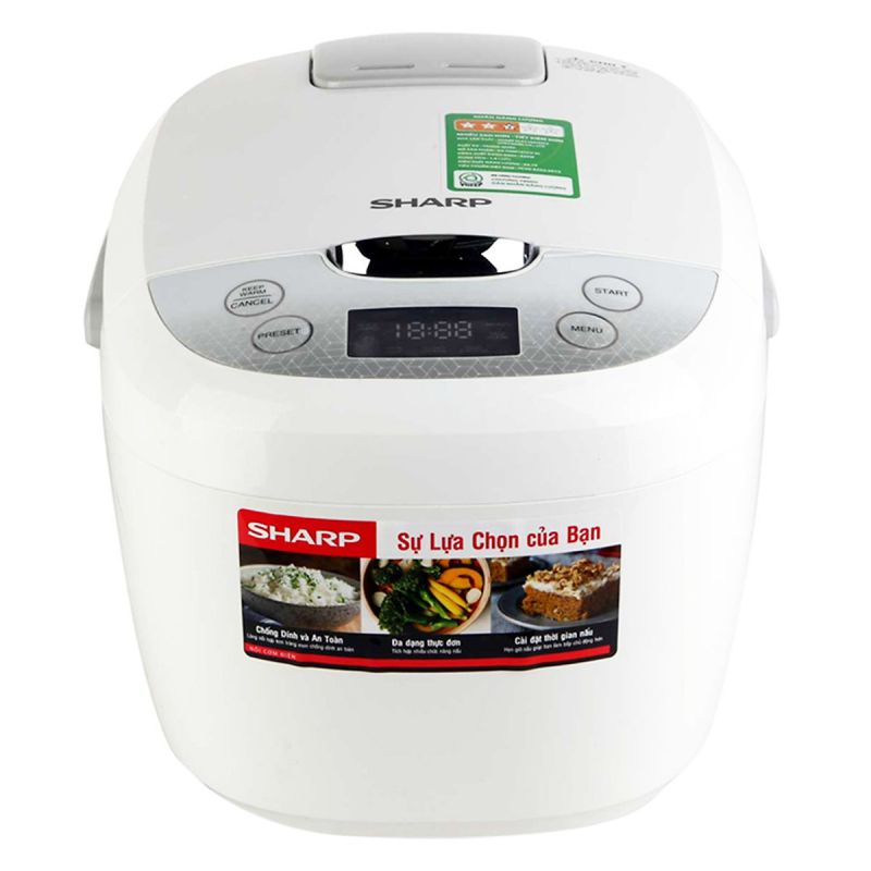 Nồi Cơm Điện Tử Sharp KS-COM186EV-GL